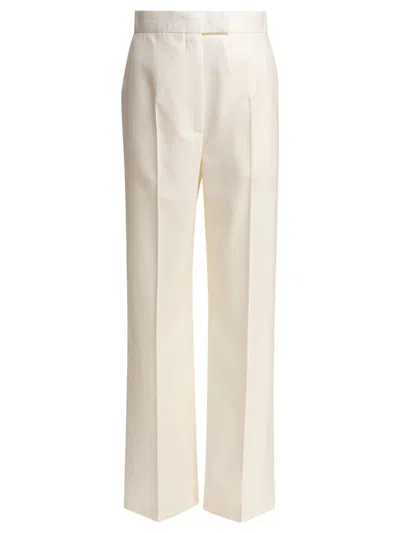 ALEXANDER MCQUEEN ALEXANDER MCQUEEN TAILORED HIGH-WAIST TROUSERS IN WOOL