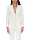Alexander Mcqueen Tailored Jacket In Ivory