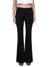 Alexander Mcqueen Tailored Flared Trousers Fitted Waistband In Black