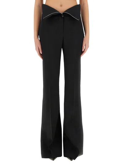 ALEXANDER MCQUEEN TAILORED PANTS WITH WAIST LAPELS
