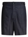 Alexander Mcqueen Tailored Shorts With Back Pockets And Belt Loops