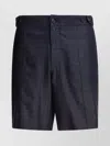 Alexander Mcqueen Tailored Shorts With Back Pockets And Belt Loops
