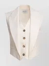 Alexander Mcqueen Tailored Sleeveless Jackets Button Detailing