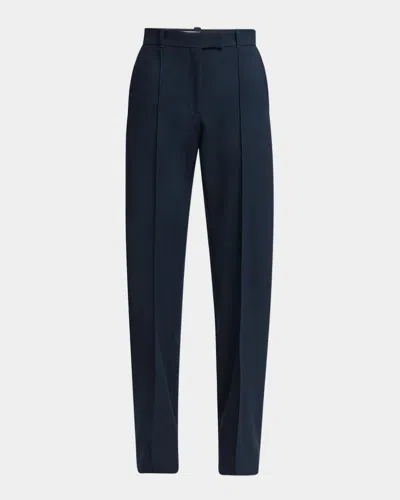 Alexander Mcqueen Tailored Straight-leg Trousers In Gold