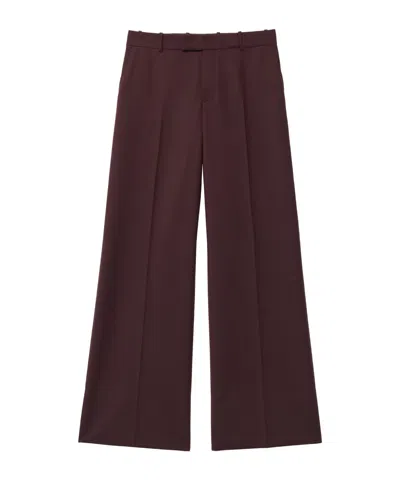 Alexander Mcqueen Tailored Suit Pants In Brown