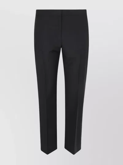 Alexander Mcqueen Tailored Trousers Back Pocket In Black