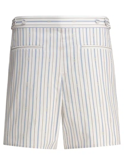 ALEXANDER MCQUEEN ALEXANDER MCQUEEN TAILORED WHITE BERMUDA SHORTS