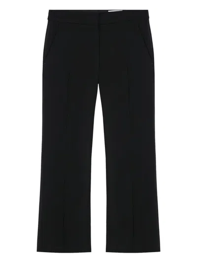 Alexander Mcqueen Tailored Wool Trousers In Black