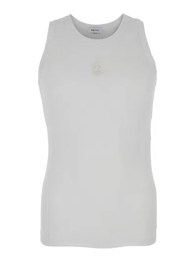 ALEXANDER MCQUEEN UPSIDE DOWN SKULL EMBROIDERY TOP