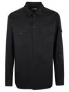 Alexander Mcqueen Patch-pocket Cotton Shirt In Navy