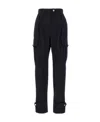 Alexander Mcqueen Military Trousers In Black