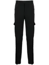 Alexander Mcqueen Black Wool Trousers In Black
