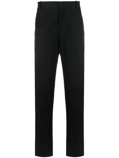 Alexander Mcqueen Tapered-leg Tailored Trousers In Schwarz