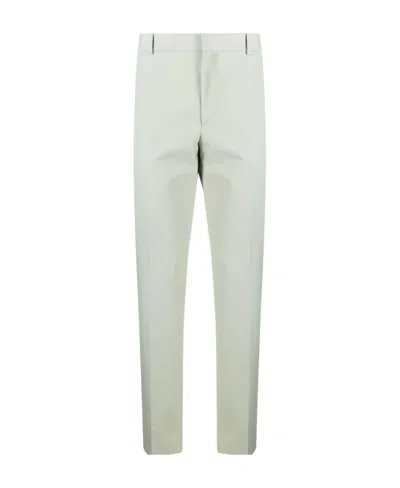 Alexander Mcqueen Tapered Tailored Trousers In White