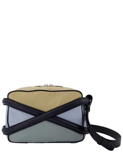 Alexander Mcqueen Tartan Leather Crossbody In Multi
