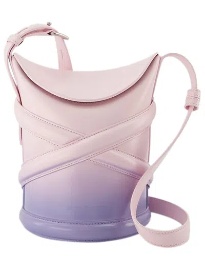 Alexander Mcqueen Tartan Leather The Curve Hobo Bag In Multi