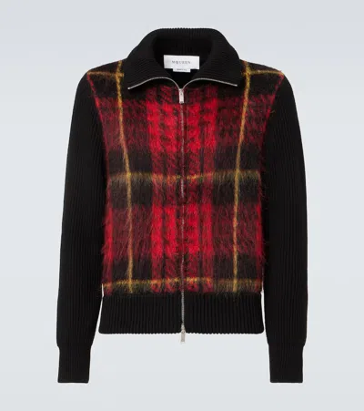 Alexander Mcqueen Black And Red Knitwear In Multi