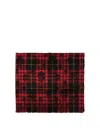 Alexander Mcqueen "tartan Skull" Foulard In Black