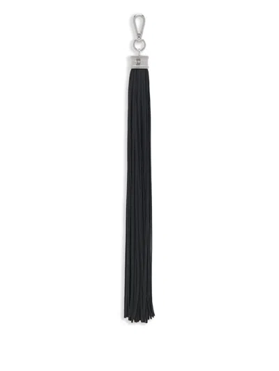 Alexander Mcqueen Tassel Keychain In Black