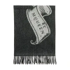 Alexander Mcqueen Tatoo Scarf In Black