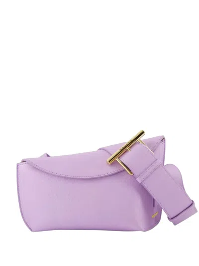 Alexander Mcqueen T Bar Sling Crossbody Alexander Mc Queen Leather Purple