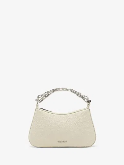 Alexander Mcqueen T-bar Mini Pouch In Neutral