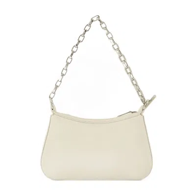 Alexander Mcqueen T-bar Mini Shoulder Bag In Beige