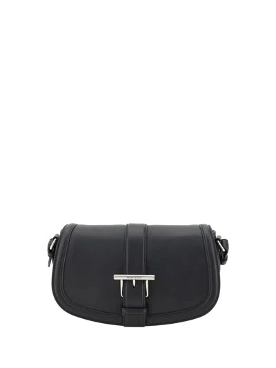 Alexander Mcqueen T-bar Satchel Bag In Black