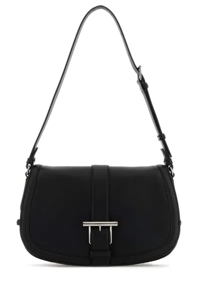Alexander Mcqueen T-bar Satchel Large In Black