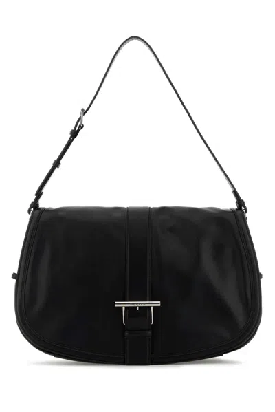 Alexander Mcqueen T-bar Satchel Maxi In Black