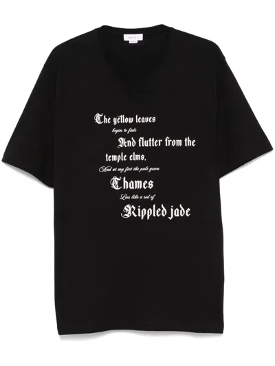 ALEXANDER MCQUEEN TEXT-PRINT T-SHIRT
