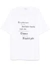 Alexander Mcqueen Text-print T-shirt Clothing In White