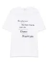 Alexander Mcqueen Text-print T-shirt Clothing In White