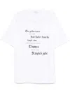 Alexander Mcqueen Text-print T-shirt Clothing In White