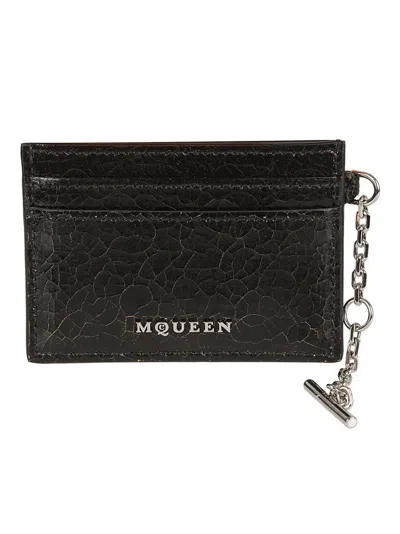 Alexander Mcqueen Textured Calf Leather Wallet