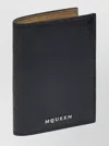 Alexander Mcqueen Textured Finish Bi Fold Wallet In Gray