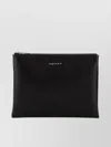 Alexander Mcqueen Textured Finish Leather Pouch