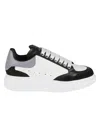 Alexander Mcqueen Textured Leather Sneakers With Chunky Sole