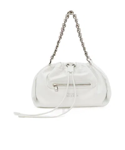 Alexander Mcqueen The-ball-bundle-bag In White
