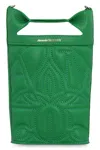Alexander Mcqueen Mini Crossbody Bag Featuring Bow Detail In Green