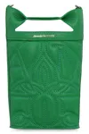 Alexander Mcqueen Mini Crossbody Bag Featuring Bow Detail In Green