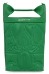 Alexander Mcqueen Mini Crossbody Bag Featuring Bow Detail In Green