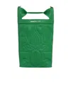 Alexander Mcqueen Mini Crossbody Bag Featuring Bow Detail In Green