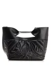 Alexander Mcqueen Mcqueen The Bow Bag In Quilted Leather In Black