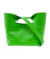 Alexander Mcqueen Bow Small Tote Bag In Green