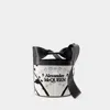 Alexander Mcqueen The Bow Logo Bucket Bag In White