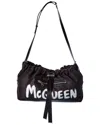 Alexander Mcqueen The Bundle Medium Nylon Shoulder Bag In Black