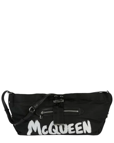 Alexander Mcqueen The Bundle Medium Shoulder Bag In Black