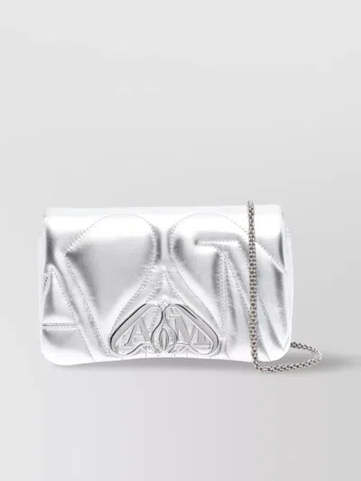 Alexander Mcqueen The Compact Metallic Bag