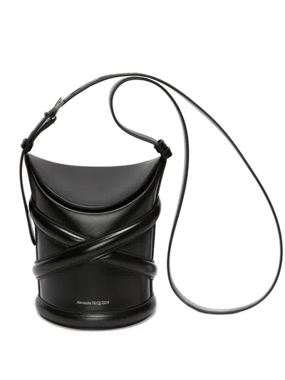 ALEXANDER MCQUEEN THE CURVE BUCKET BAG